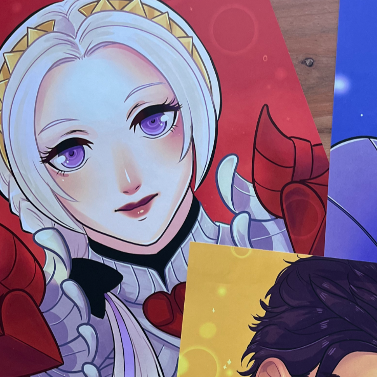 Edelgard Fire Emblem Three Hopes Art Print