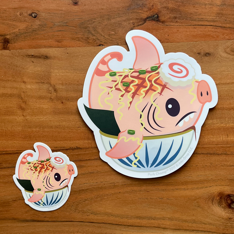 BIG Pork Chomp Sticker