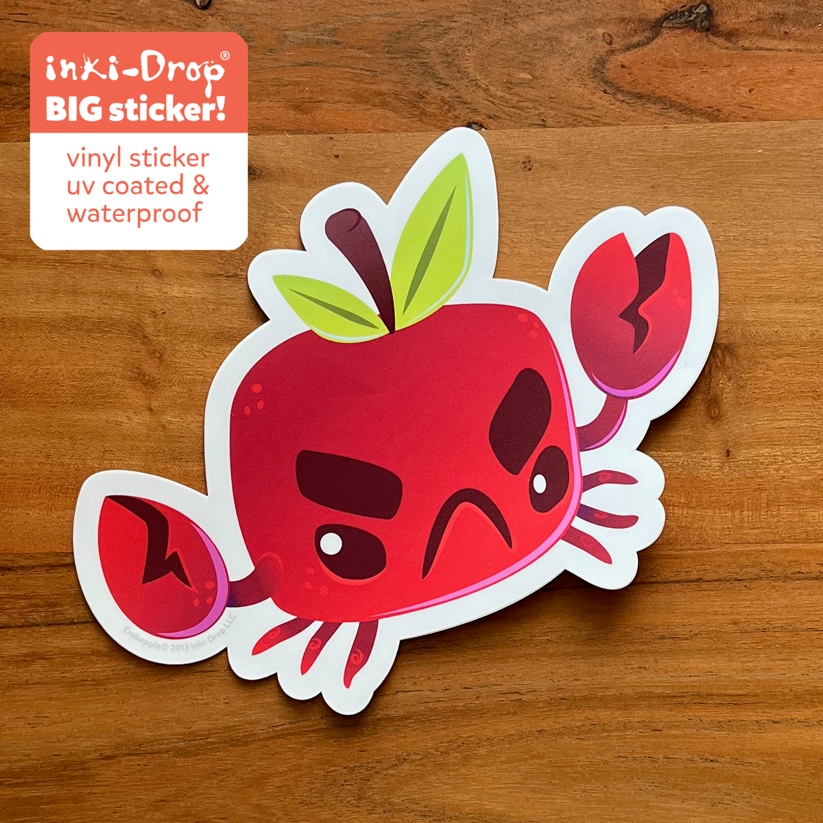 BIG Crabapple Sticker