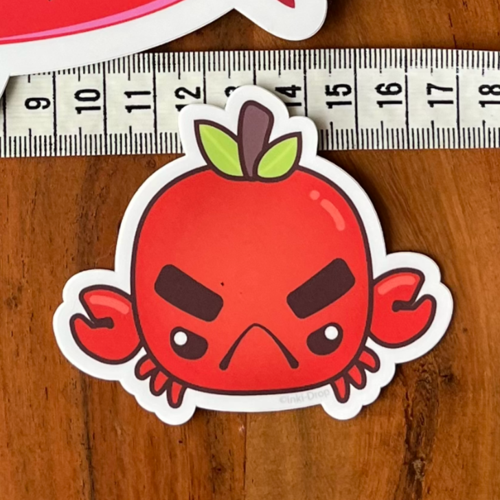 Chonk Crabapple Sticker