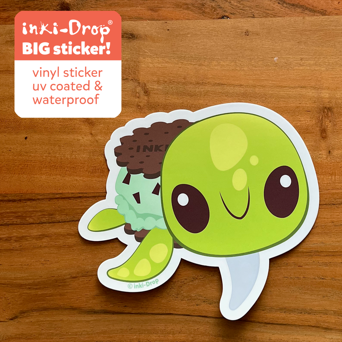 BIG Classic Mint Chocoturtle Sticker