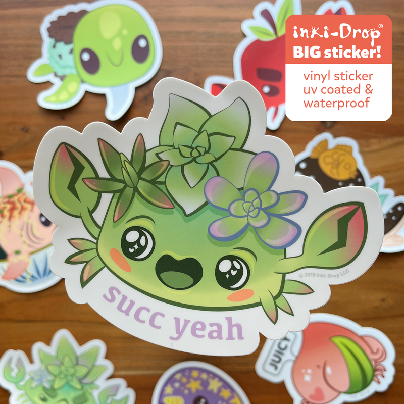 BIG Succ Yeah Sticker