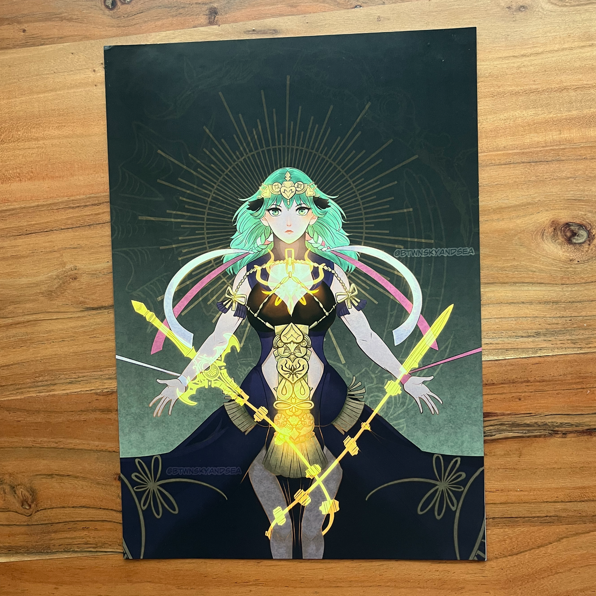 Goddess Byleth Fire Emblem Three Houses Art Print