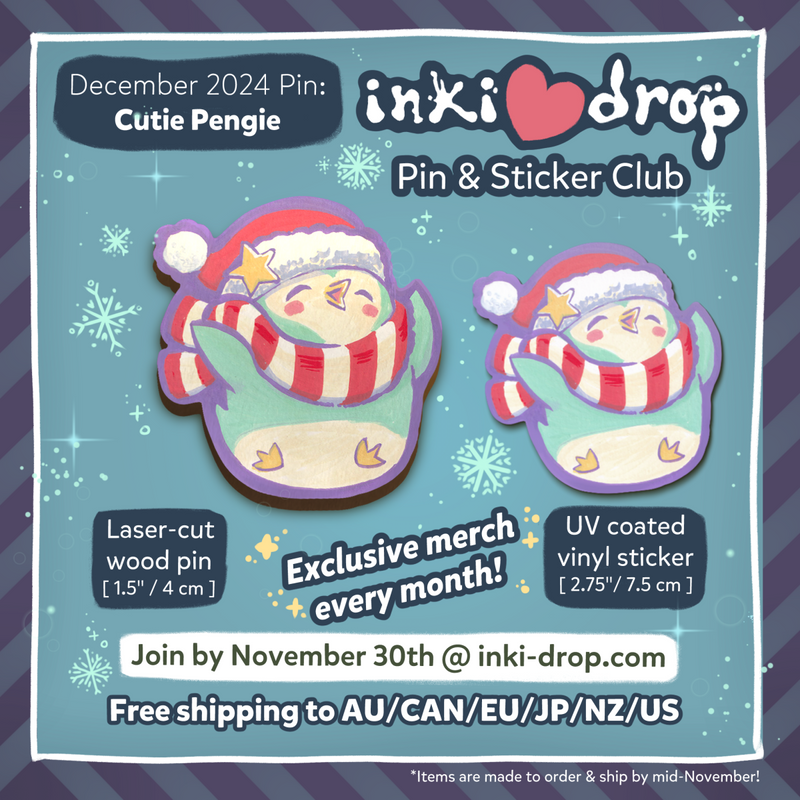 Pin & Sticker Club Monthly Subscription