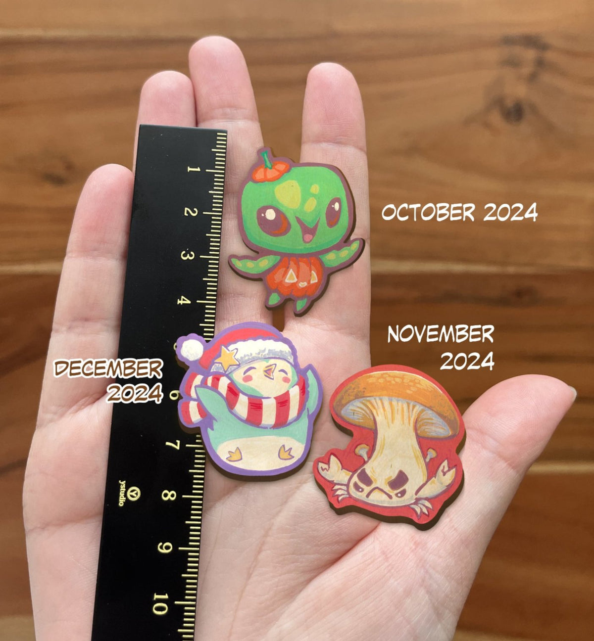 December 2024 Pin & Sticker Club