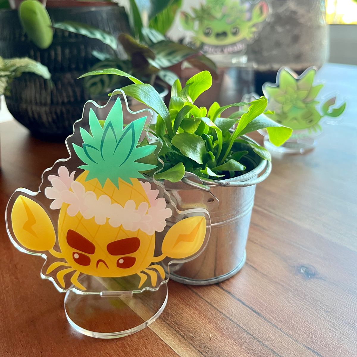 Pineapple Crab Acrylic Standee