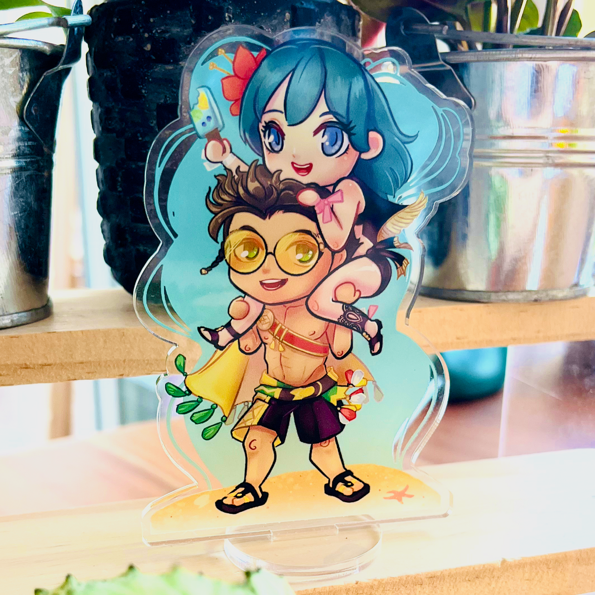 Beach Claudeleth Standee