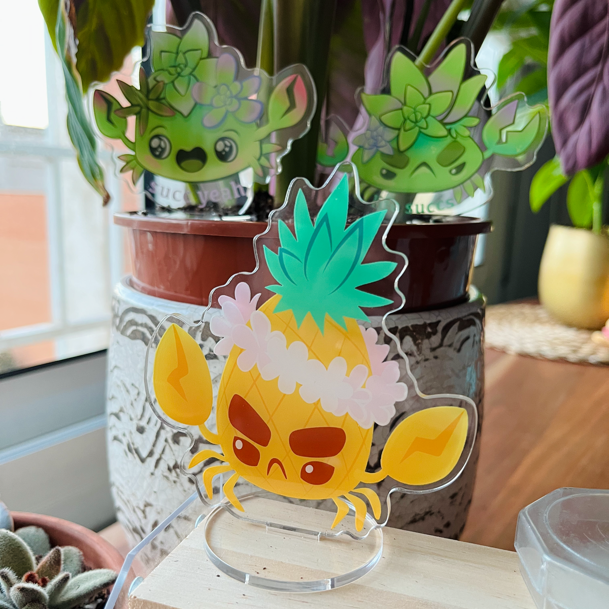 Life Succs Succulent Crab Standee