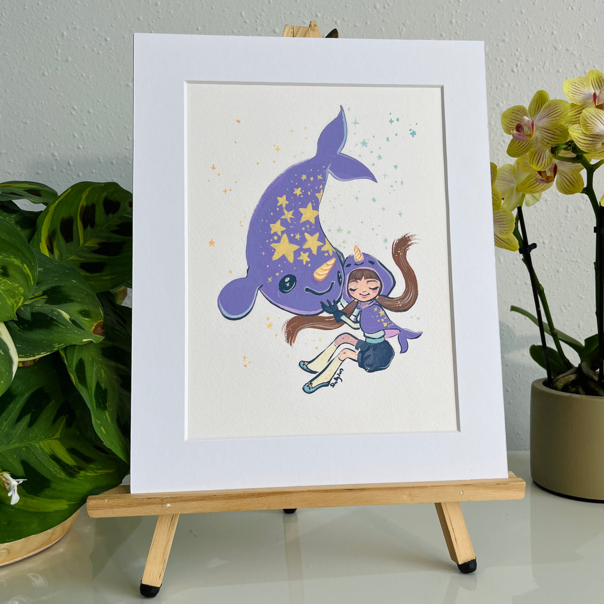 Starwhal & Stella Original Painting