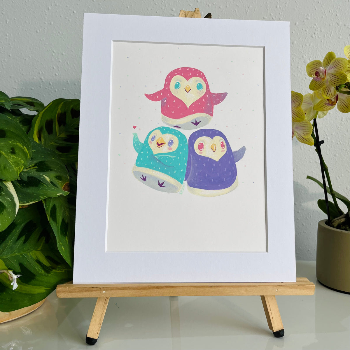 Gumdrop Penguin Original Painting