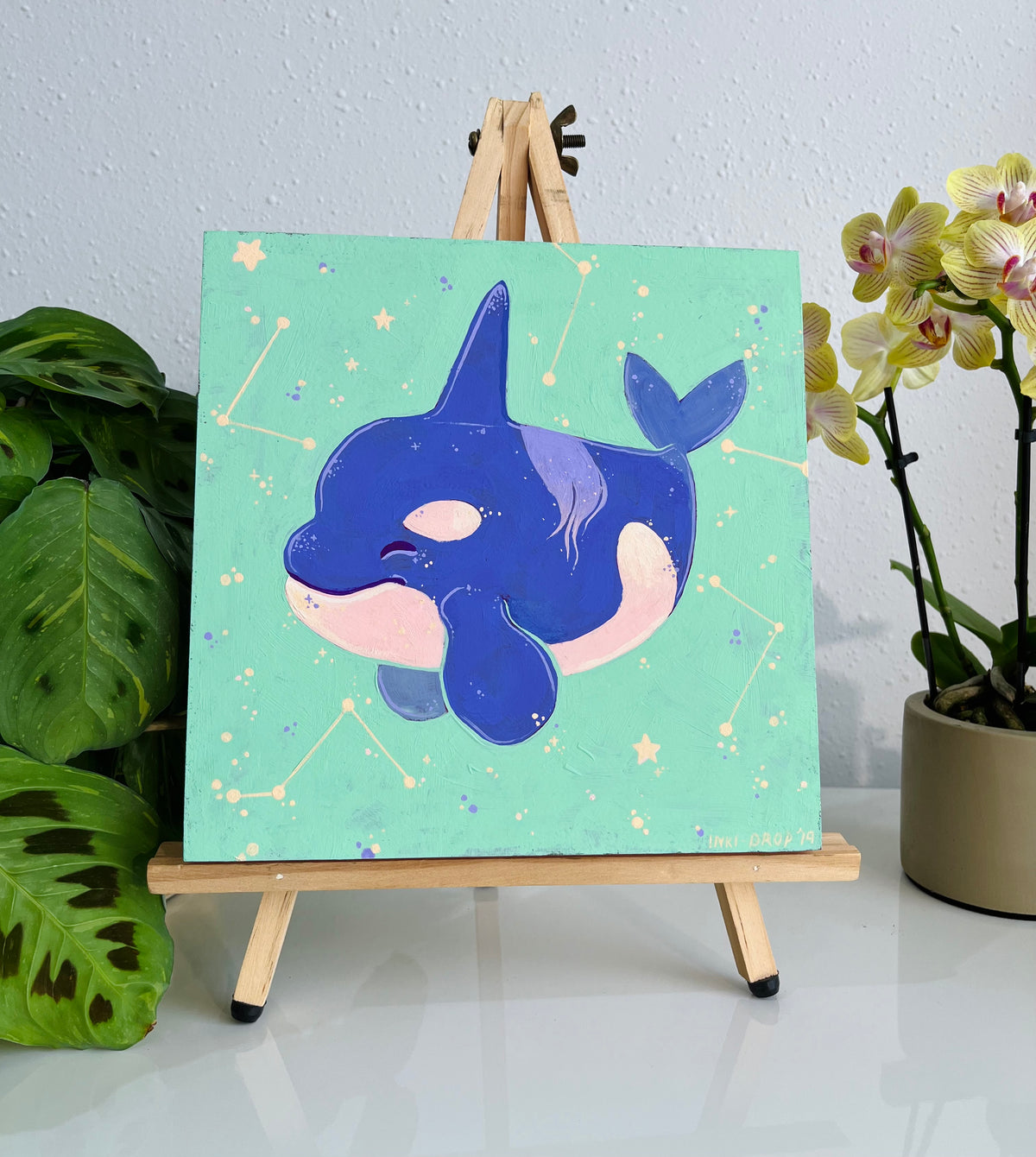 Chonky Orca Original Painting