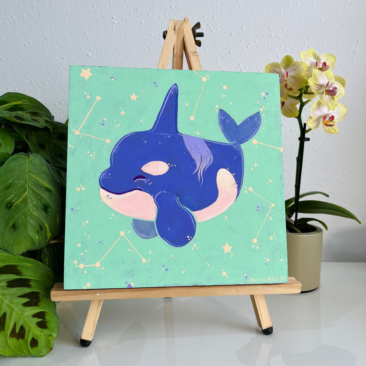 Chonky Orca Original Painting