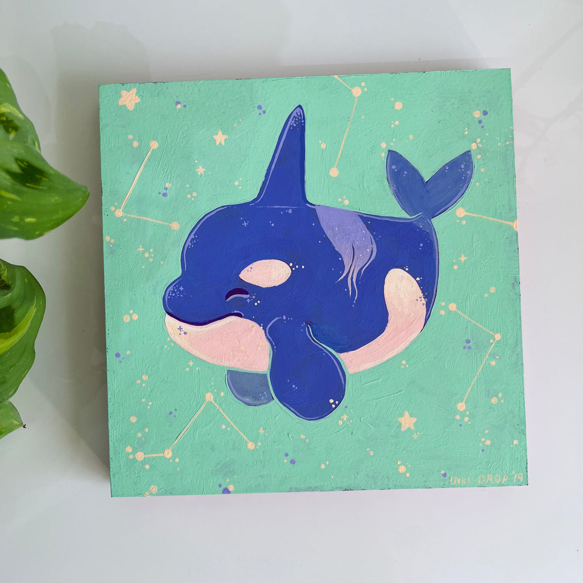 Chonky Orca Original Painting