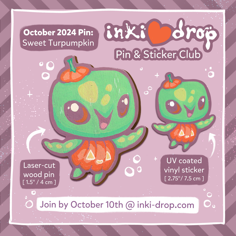 October 2024 Pin & Sticker Club