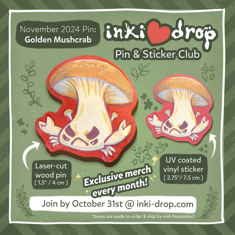 Pin & Sticker Club Monthly Subscription