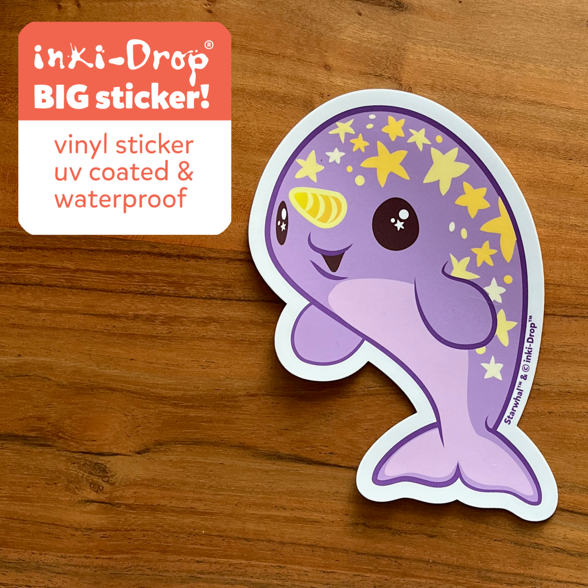 BIG Starwhal Sticker