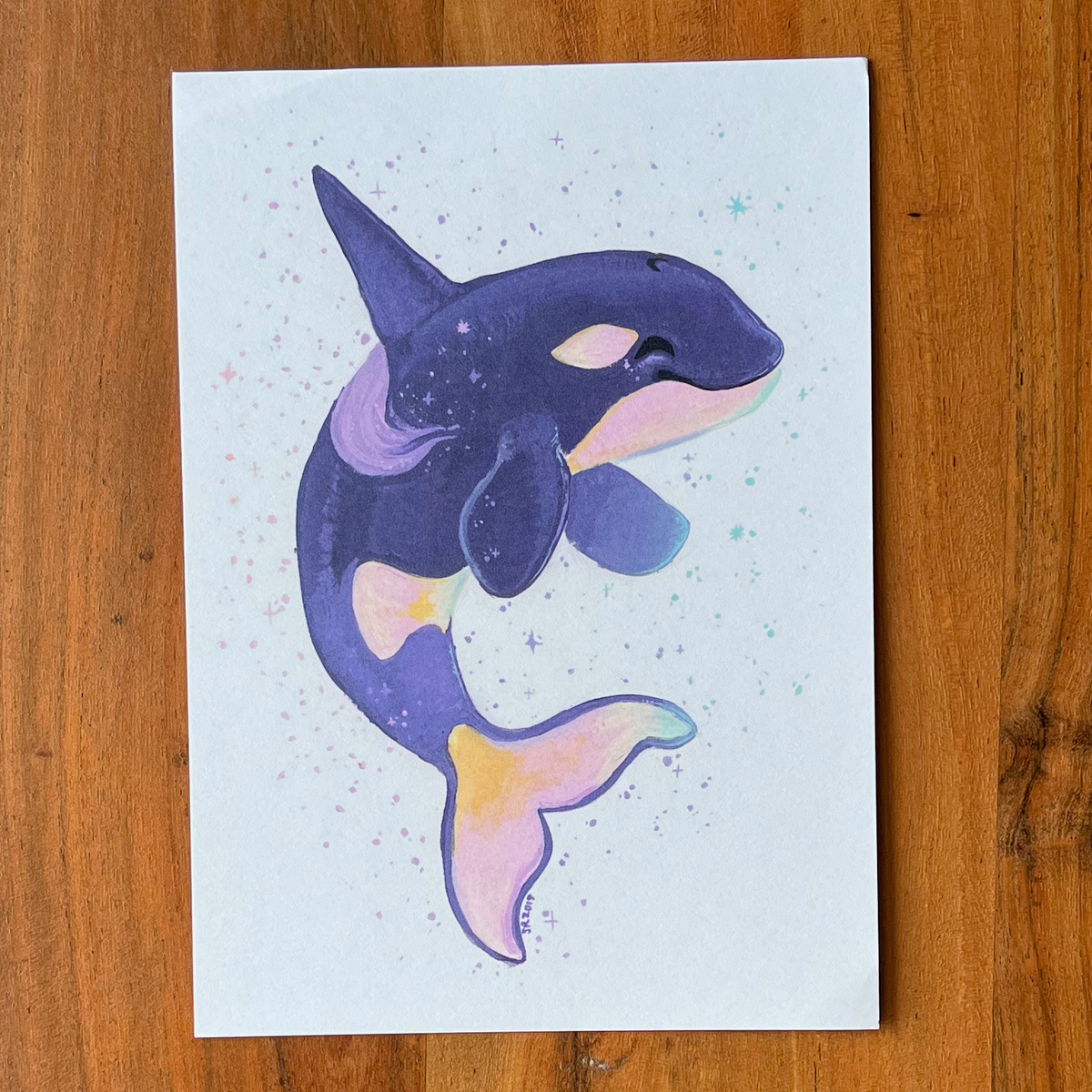 Dawn Orca Mini Print