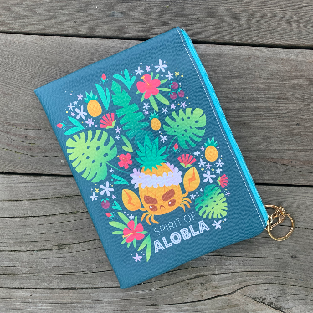 Alobla Pineapple Crab Pouch