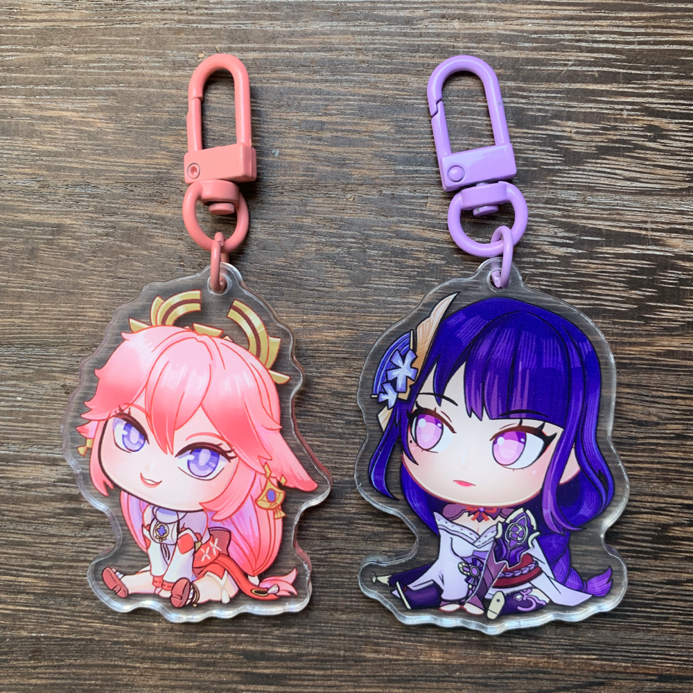 Genshin Impact Acrylic Charms