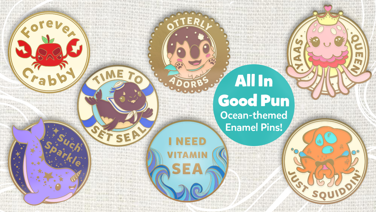 I Need Vitamin SEA Pin