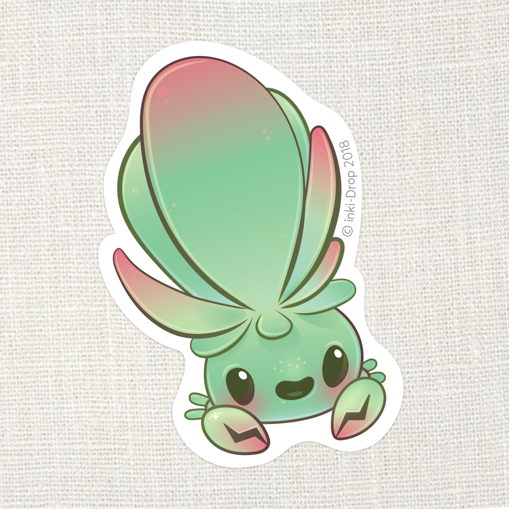 Flapjack SuccuCrab Sticker