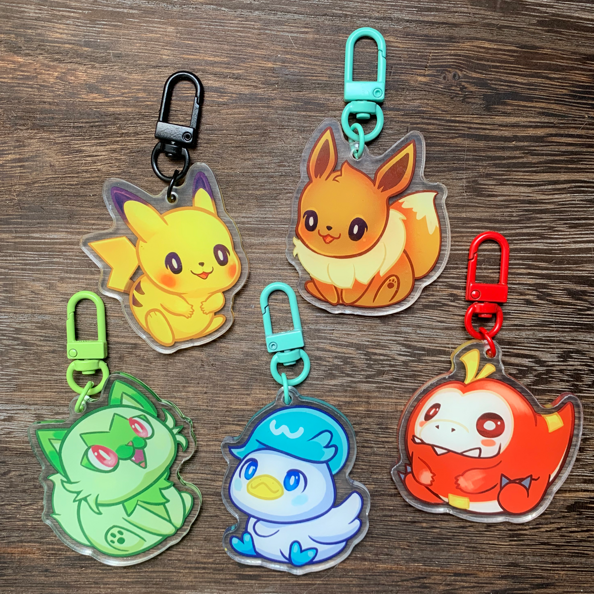 Pocket Monsters Acrylic Charms